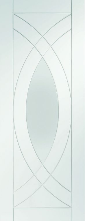 XL Treviso White Glazed Door
